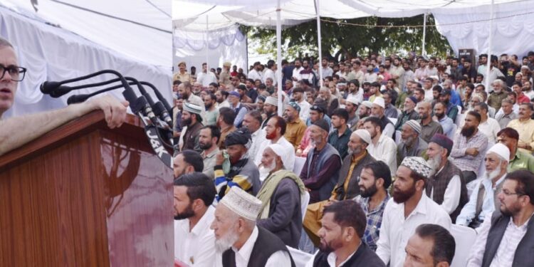 CM Omar Abdullah visits Mahore, reassures flood-hit families of his Government’s unwavering support