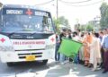 Sakeena Itoo flags off group of MBBS students for All India Educational Tour