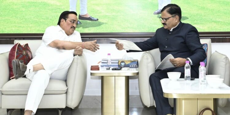 Javed Rana calls on Union Jal Shakti Minister C.R. Patil