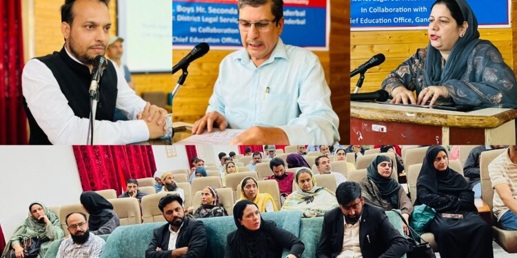 DLSA, Education deptt Ganderbal conduct one-day child sensitisation programme