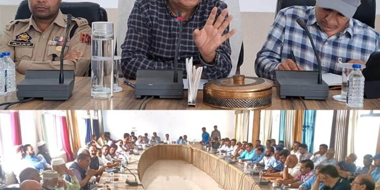 DC Poonch interacts with Civil Society at Surankote