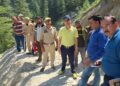 DC Kishtwar inspects restoration work at Naigad Water Supply Scheme
