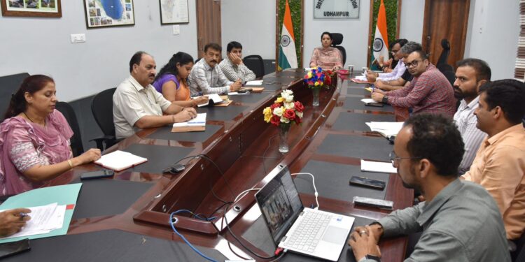 DC Udhampur reviews measures to prevent water-borne diseases post heavy rains, floods