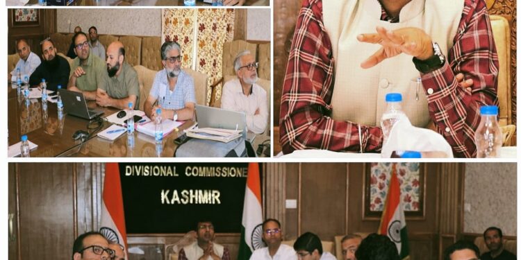 Div Com Kashmir reviews flood mitigation plan