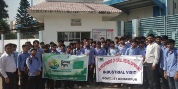Sewa Par: ITI Udhampur organises industrial visit for Trainees’ to mark Vocational Awareness Day