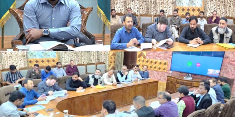 DC Kupwara reviews Implementation of Vibrant Villages Programme-II