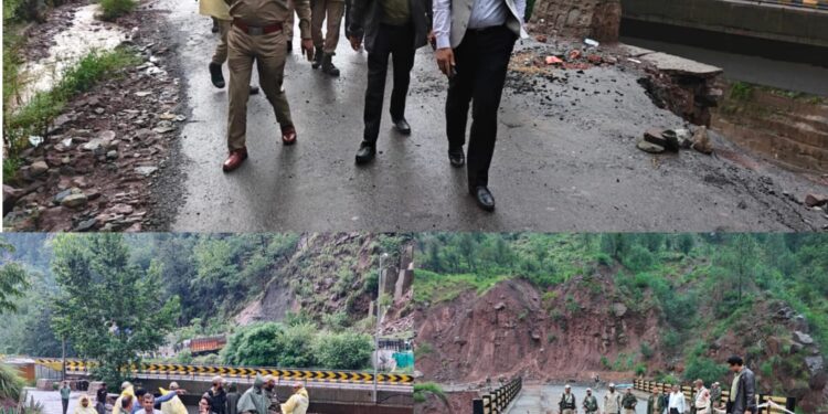 District Administration Ramban accelerates restoration work on NH-44, other key roads