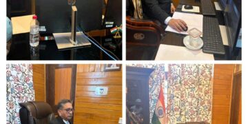 Justice Sanjeev Kumar makes history, holds High Court Division Bench proceedings from Gurez virtually