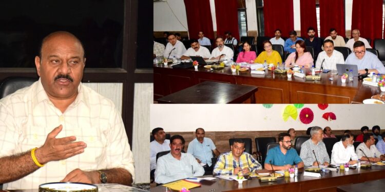 Dy. CM conducts comprehensive review of academic, infrastructural, administrative initiatives in Polytechnic colleges, ITIs of Jammu division