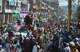 Processions, rallies mark Friday following Eid-e-Milad-un-Nabi (SAW)