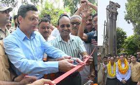 Relief & Rehabilitation Commissioner reviews ongoing works at Jagti Migrant Township