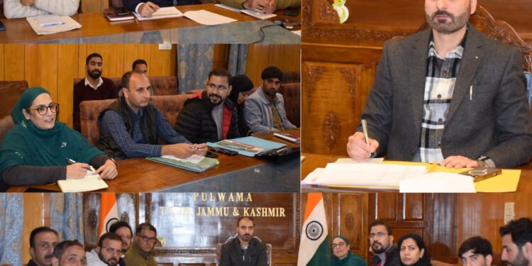 DC Pulwama Chairs meeting on Master Plan preparation for Awantipora Town