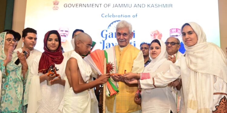 Lieutenant Governor Addresses Gandhi Jayanti Celebrations