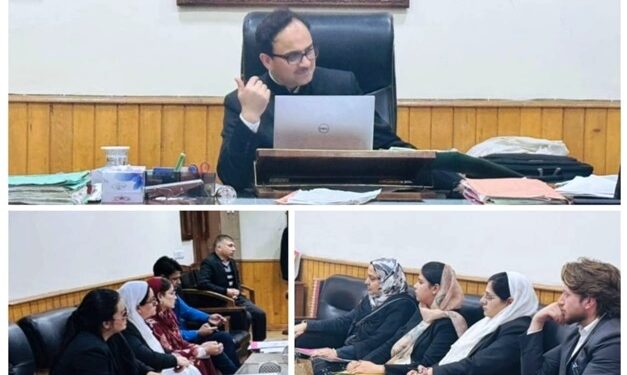 Chairman DLSA Srinagar reviews functioning of LADCs