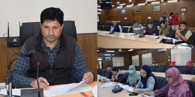 ADC Budgam chairs DLSCC meeting to review SRO 43 Cases in District