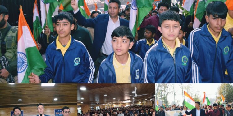 Run for Unity held at Budgam to Commemorate 150th Birth Anniversary of Sardar Vallabhbhai Patel