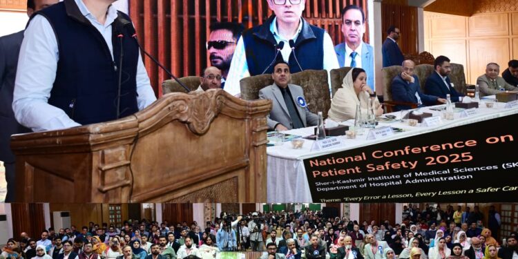 CM Omar Abdullah inaugurates National Conference on Patient Safety at SKICC