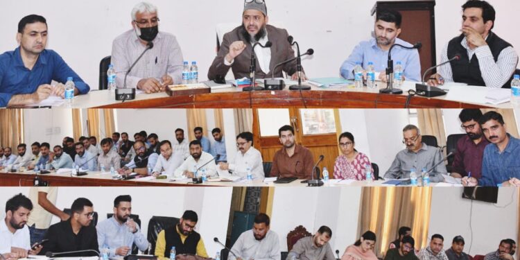 ADDC Rajouri reviews progress of RDD schemes and budgetary heads