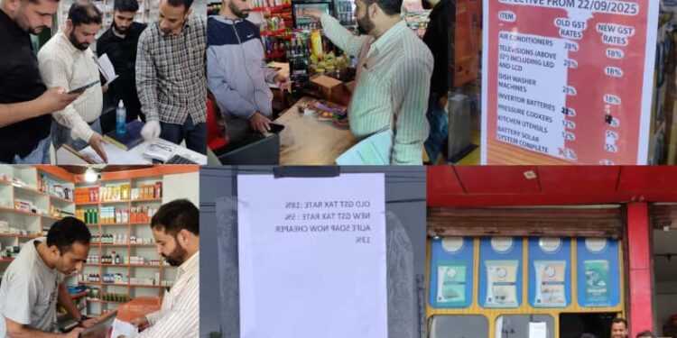 Pulwama Enforcement team Launches Drives to Enforce GST Reform Benefits