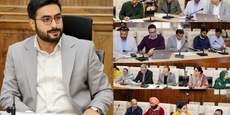 DC Srinagar reviews progress on ABHA ID Enrolment, PMJAY-Sehat (Golden Card) Coverage, TB Control Measures