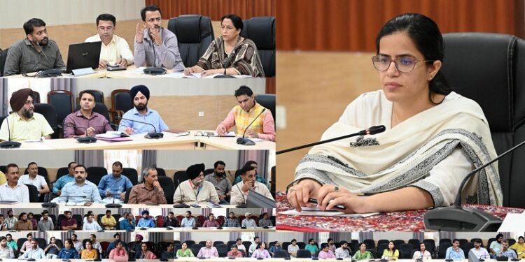 District Development Commissioner Samba reviews progress under Mission YUVA