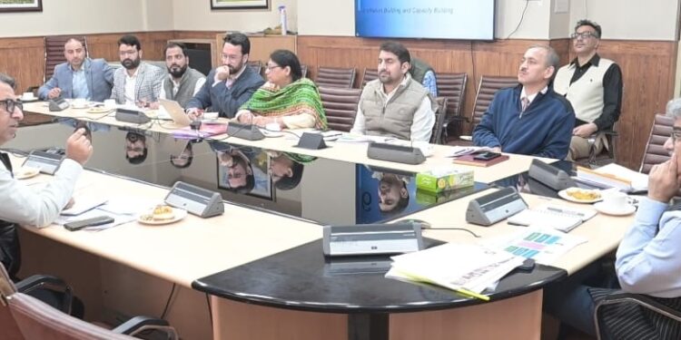 Chief Secretary Reviews Functioning of JKRLM