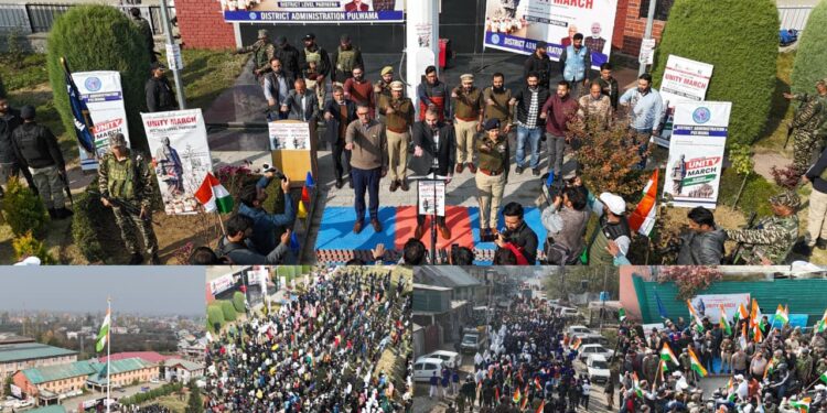 Pulwama Observes Rashtriya Ekta Diwas with Enthusiasm