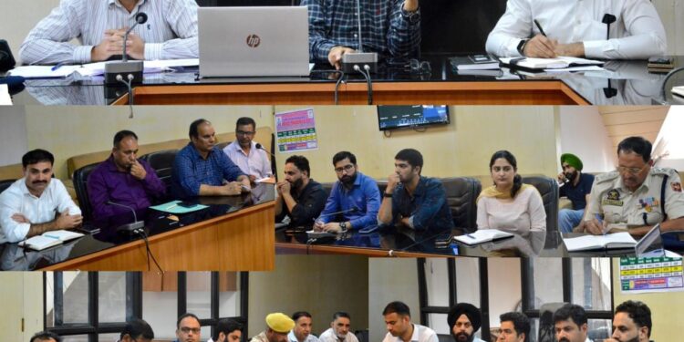 DC Poonch reviews disaster preparedness of SDRF, other stakeholders