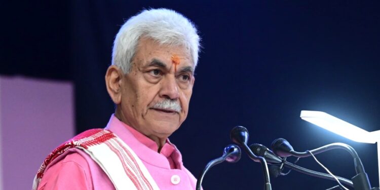 Lieutenant Governor felicitates top performers and winners of ALOHA State Level Arithmetic Operations Contest at Srinagar