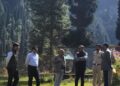 PCCF inspects Karnah Range, Kehmil Forest Division Kupwara