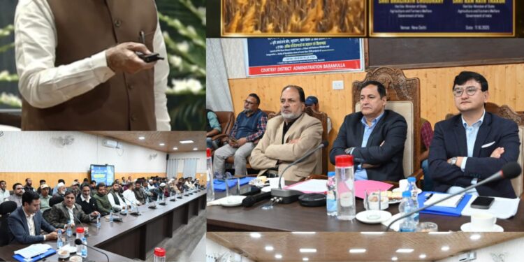 Javid Dar attends launch of PMDDKY, Self-Reliance in Pulses Mission virtually at Baramulla