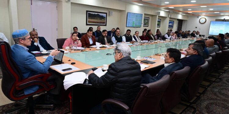 CM Omar Abdullah reviews progress of works under CAPEX budget, CDF