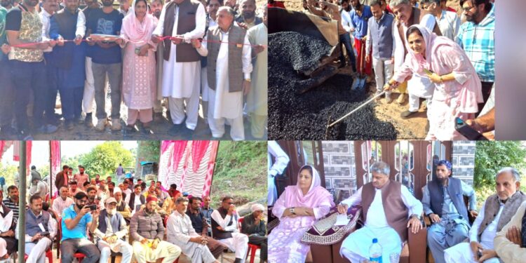 MLA Banihal kick-starts blacktopping work on Haroq–Karara Road