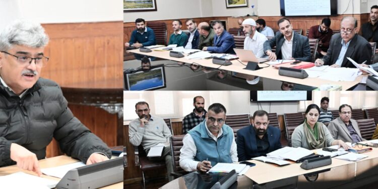 Chief Secy reviews progress of PMGSY road works
