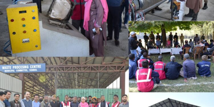 DC Bandipora inspects Waste Management, Recycling Facilities in Sumbal Sub-Division