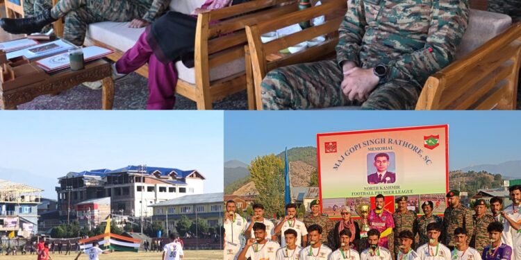 DC Bandipora attends Grand Finale of Maj Gopi Singh Rathore, SC Memorial North Kashmir Football Premier League