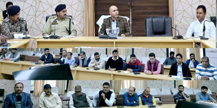 DC Kishtwar finalizes arrangements for Deepawali Festival