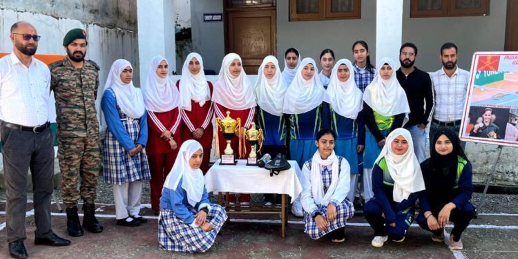 Indian Army organises Girls Badminton competition at Banihal