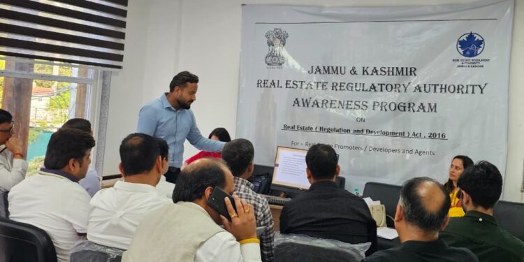 JKRERA conducts awareness programme with Realtors on RERA Act, 2016