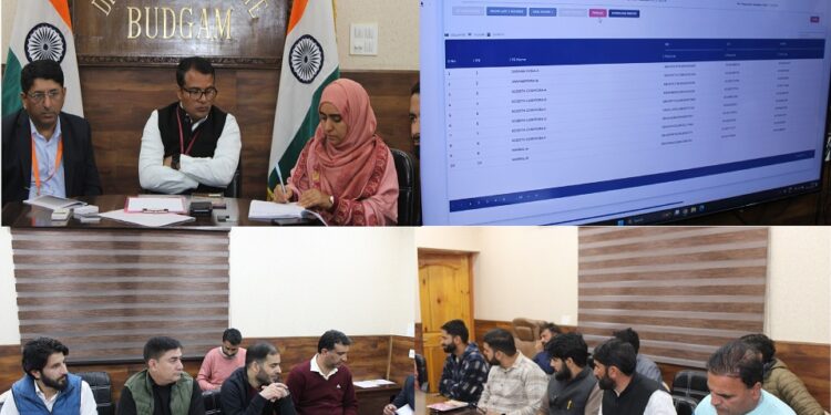 2nd Randomisation of EVMs conducted in Budgam in presence of General, Police Observers for Bye- Elections to 27-AC budgam