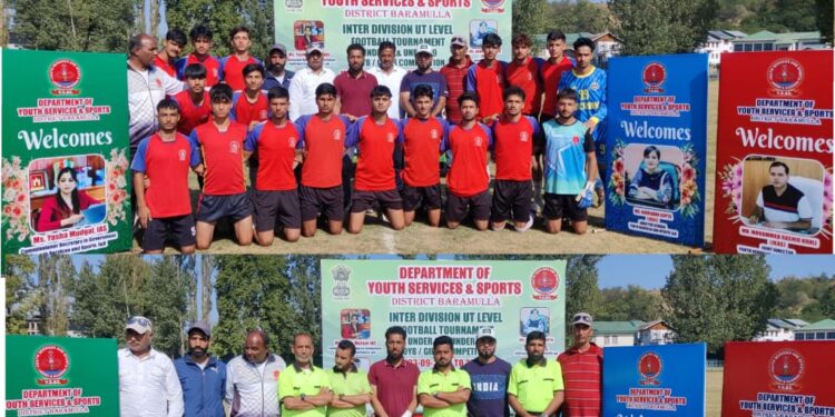 Inter-Division UT Level U-17 Boys Football Championship concludes at Baramulla
