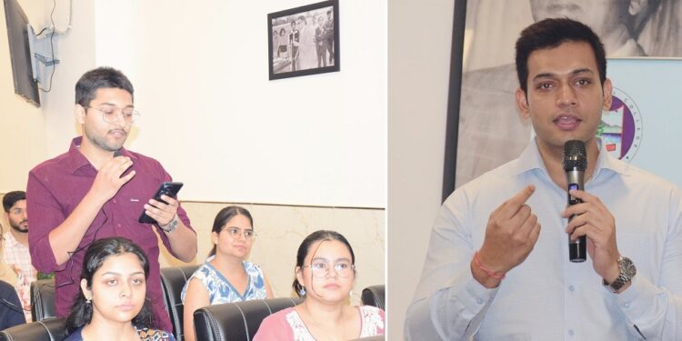 DC interacts with GMC Jammu faculty, students