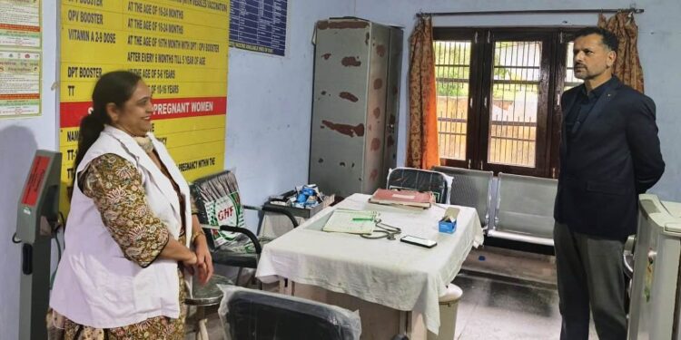 DHS Jammu reviews functioning of health facilities in Jhajjar Kotli