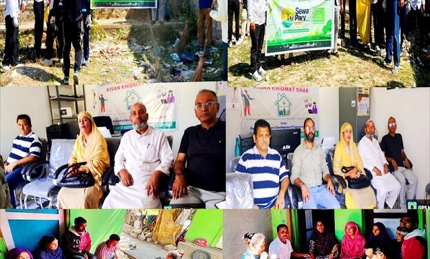 Sewa Parv continues to inspire masses in District Kishtwar: awareness spread about fisheries sector, swachhata interns