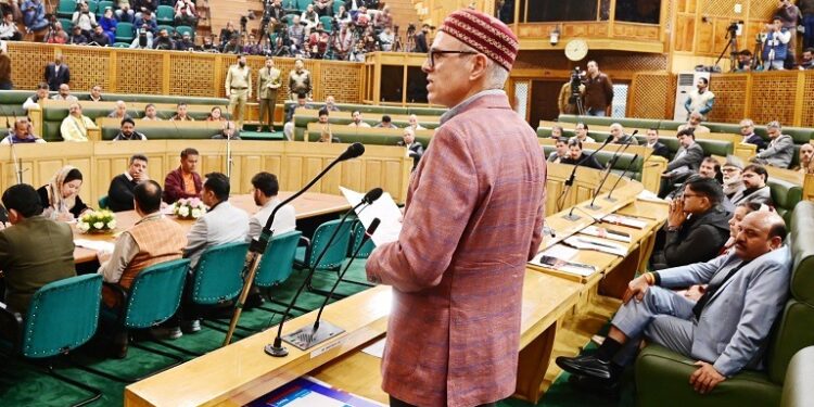 CM Omar Abdullah pays tribute to former governor, departed members on first day of J&K Assembly’s Autumn Session