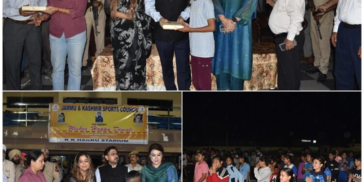 Satish Sharma presides Diwali celebrations of J&K Sports Council at Jammu