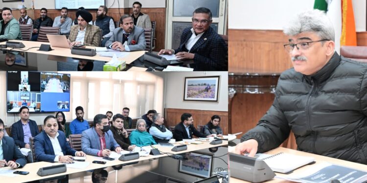 Chief Secy reviews progress on BISAG-N Projects