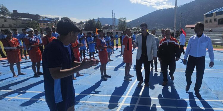 Inter-District Divisional Level U-19 Kho-Kho Tournament commences at Sports Stadium Doda