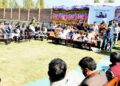 Javed Rana visits Bandipora, interacts with public delegations