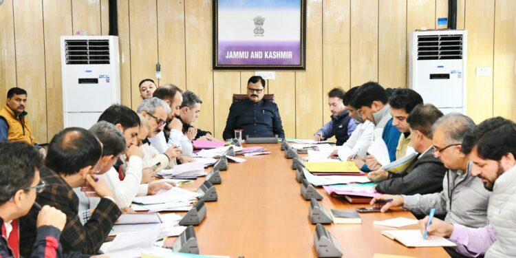Rana reviews progress of water supply projects Anantnag, Kulgam, Pulwama districts